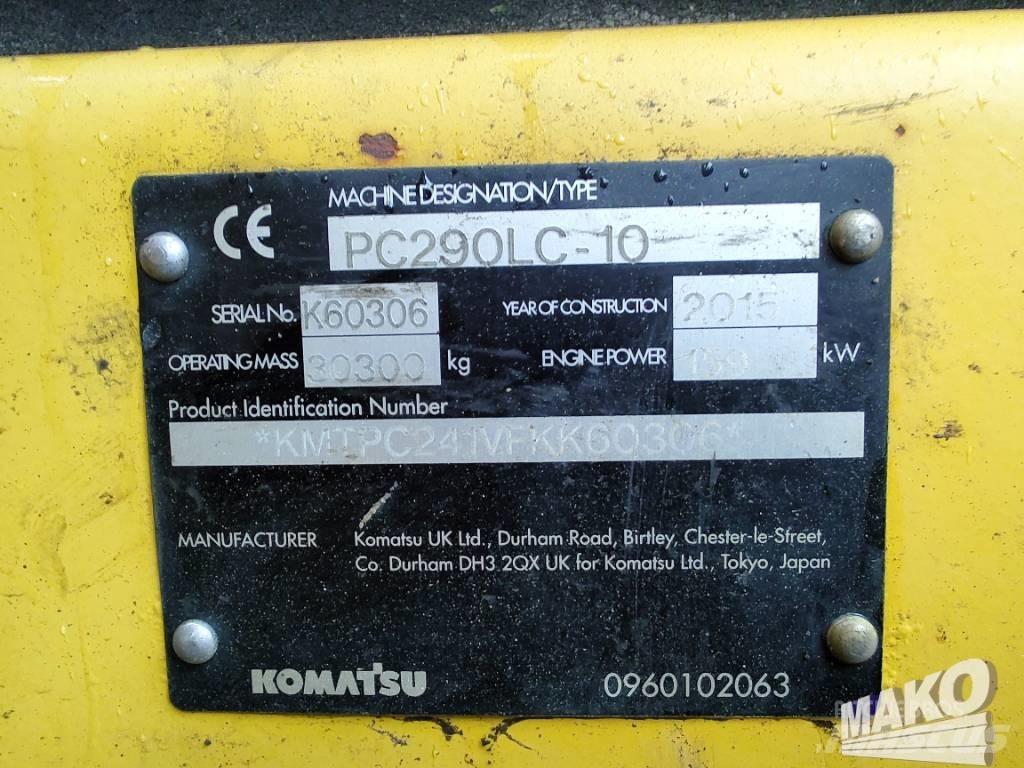 Komatsu PC 290 LC-10 Bandgrävare