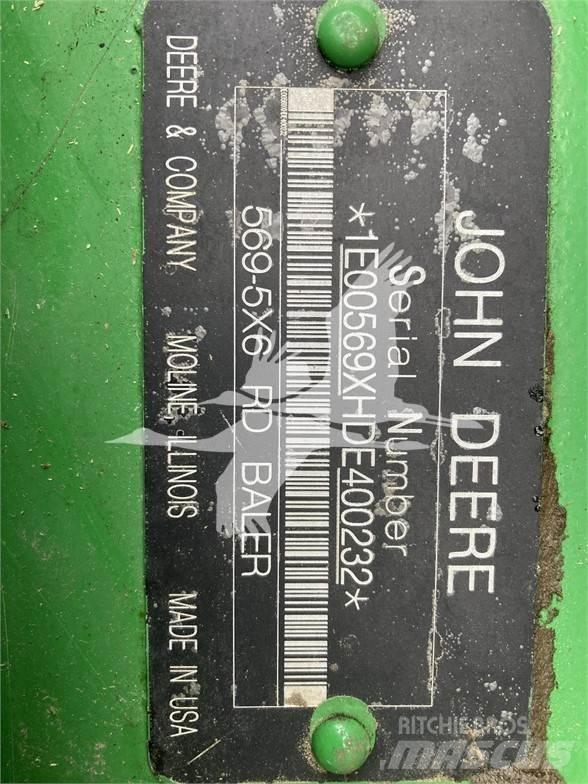 John Deere 569 Rundbalspressar