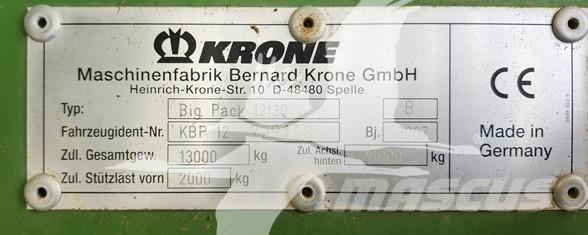 Krone BP12130 Fyrkantspressar