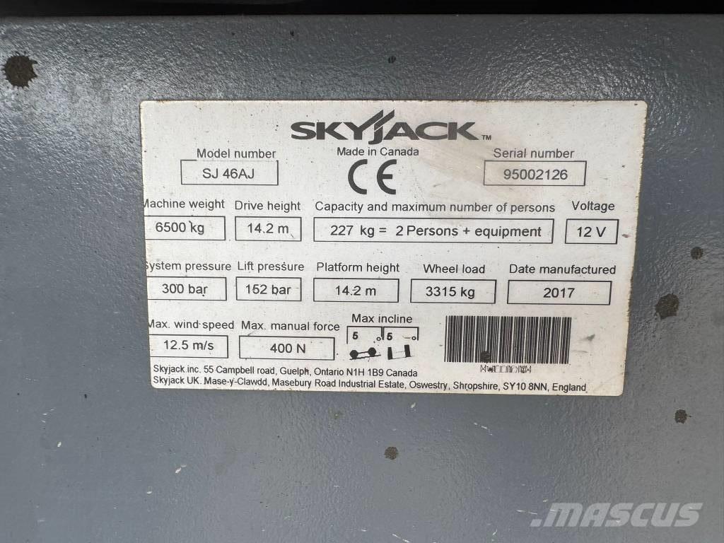 SkyJack SJ 46 AJ Bomliftar