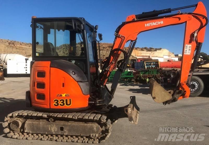 Hitachi ZX 33 U-5 A Minigrävare < 7t