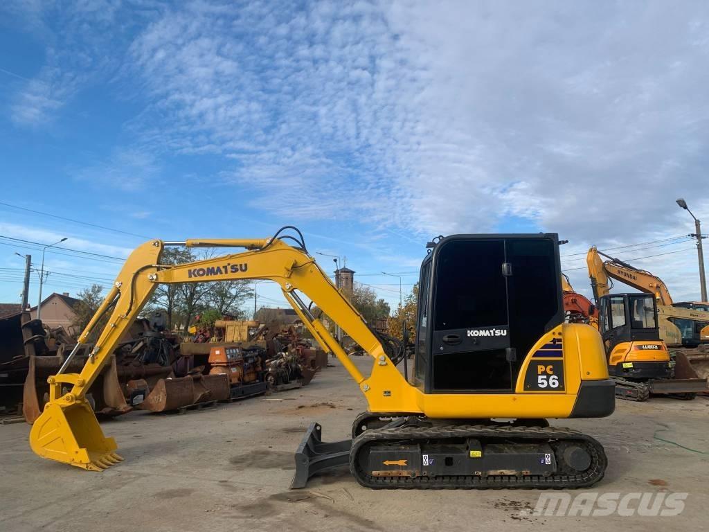 Komatsu PC 56-7 Minigrävare < 7t