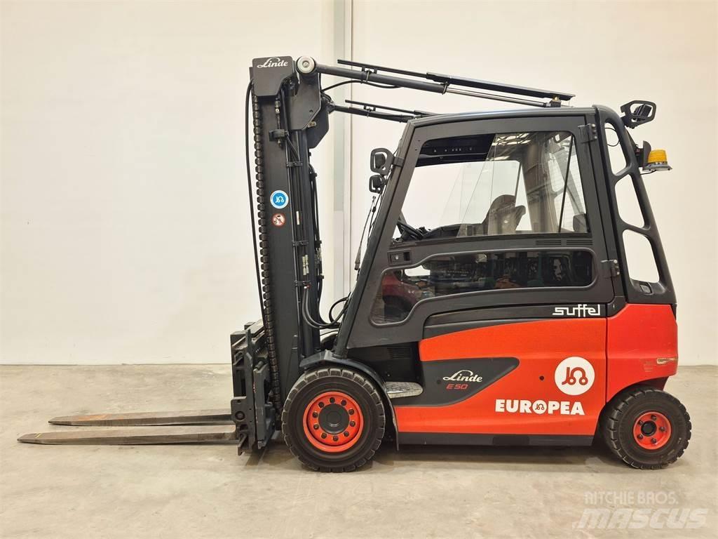 Linde E50HL 01 600 Elmotviktstruckar