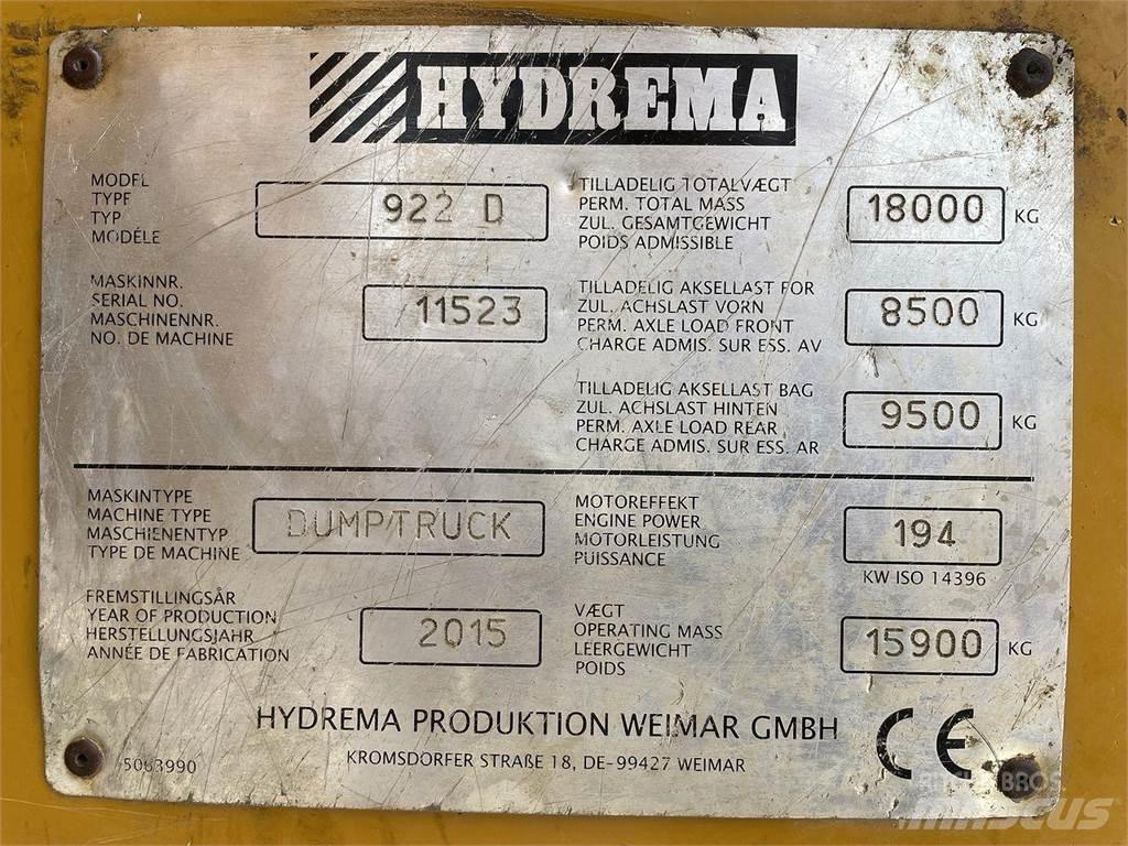 Hydrema 922D Minidumprar