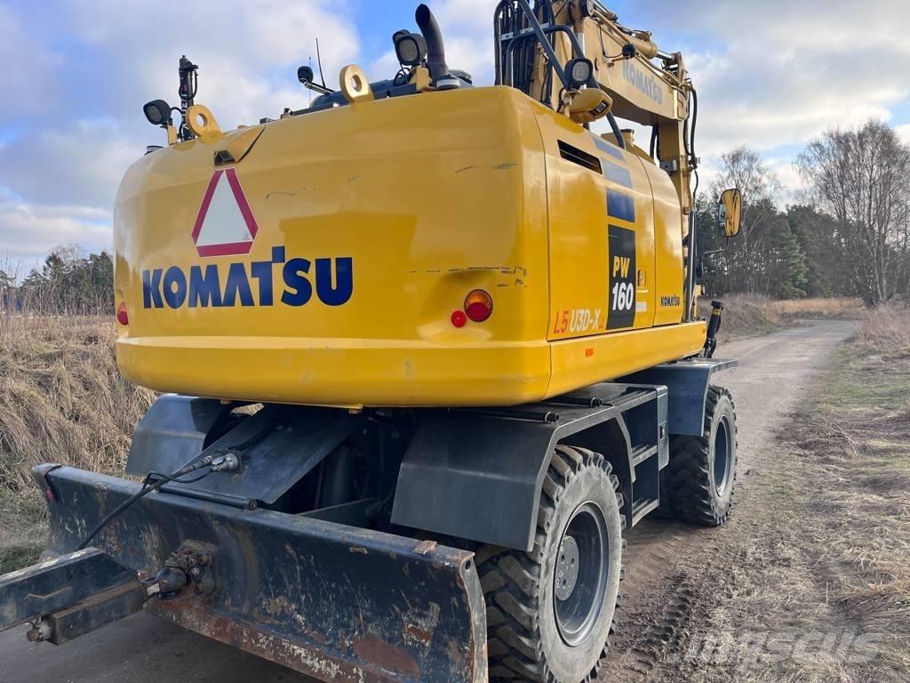 Komatsu PW 160 Hjulgrävare