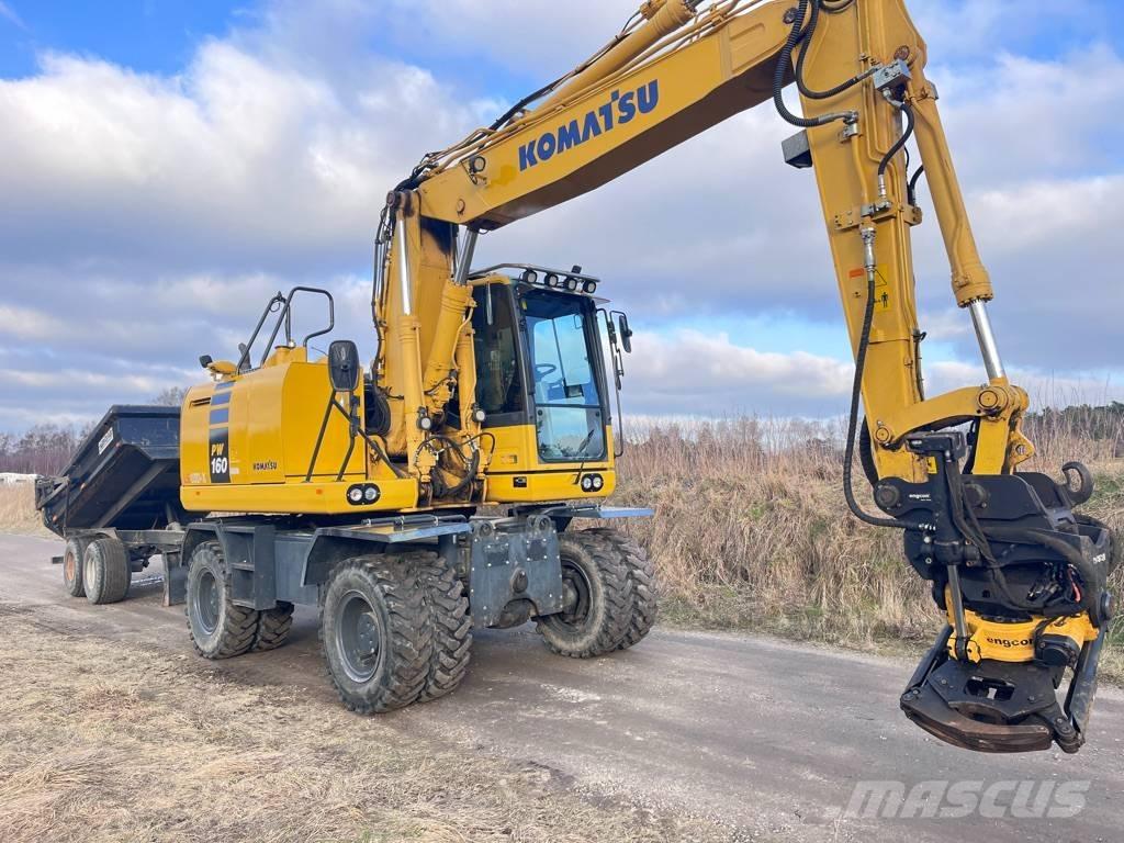 Komatsu PW 160 Hjulgrävare