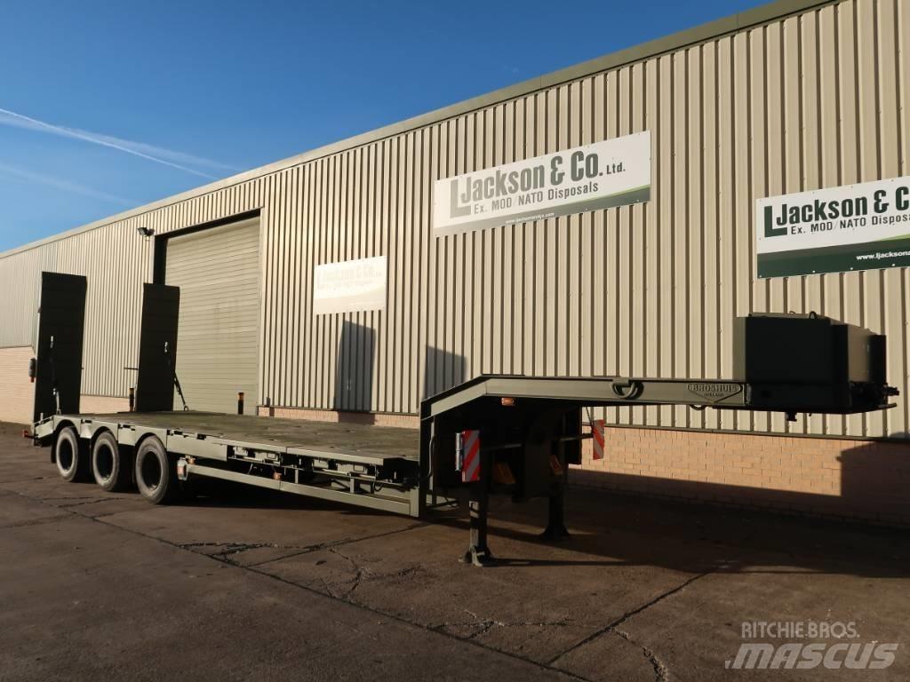 Broshuis E2130 Låg lastande semi trailer