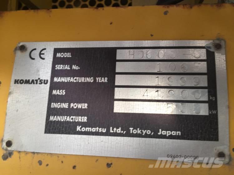Komatsu HD 605-5 Gruvtruck