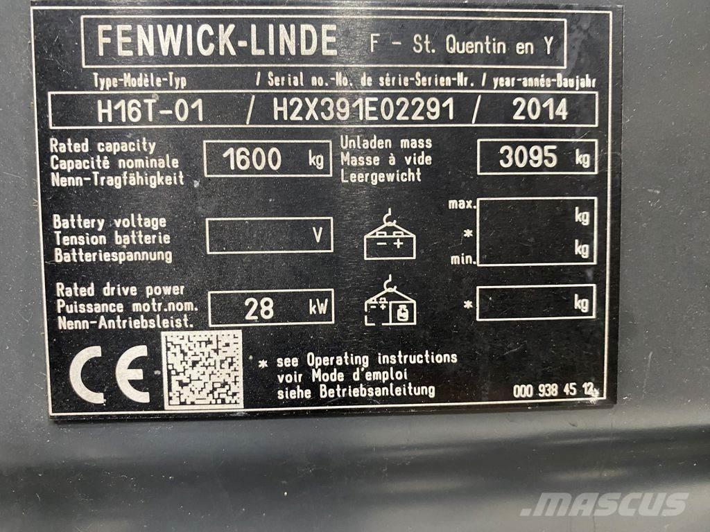 Linde H16T Övriga motviktstruckar