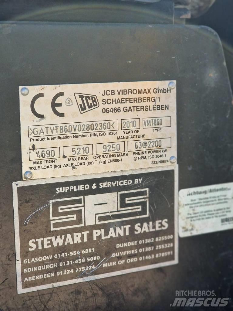 JCB Vibromax VMT 860 Tvåvalsvältar
