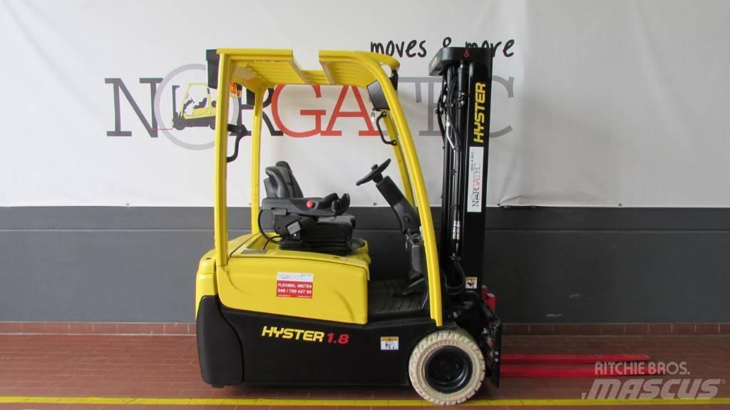 Hyster J1.8XNT Elmotviktstruckar