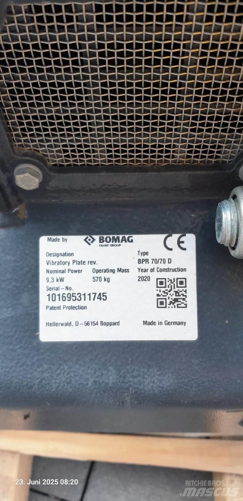 Bomag BPR 70/70 DE Markvibratorer