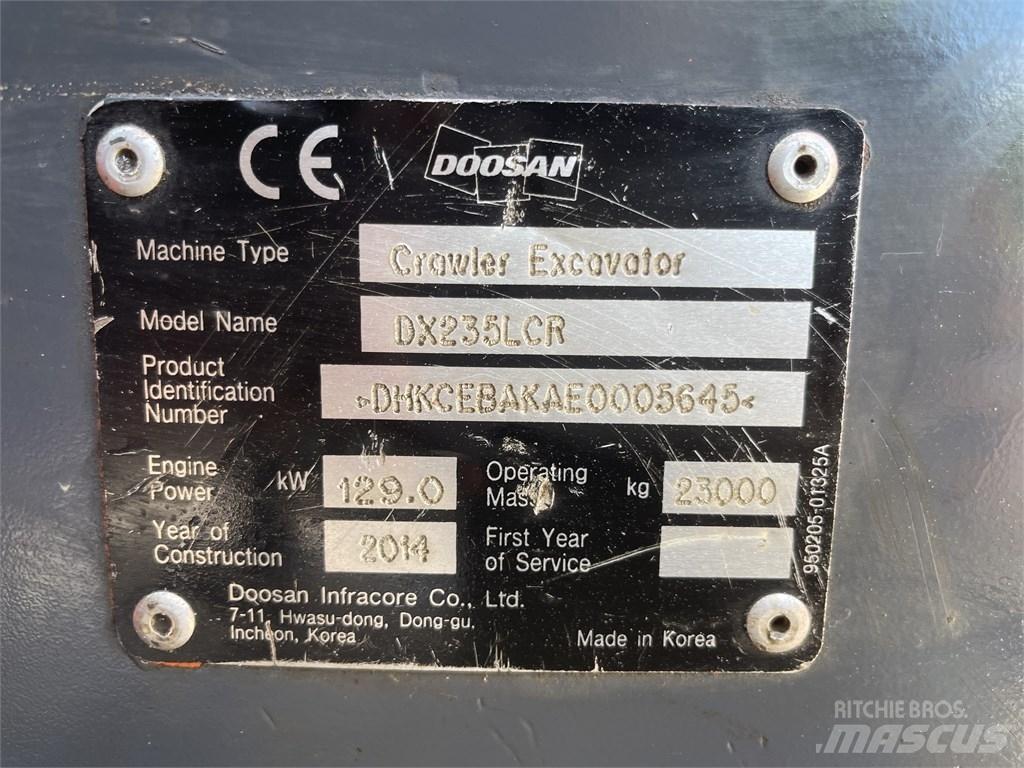 Doosan DX 235 LCR Bandgrävare