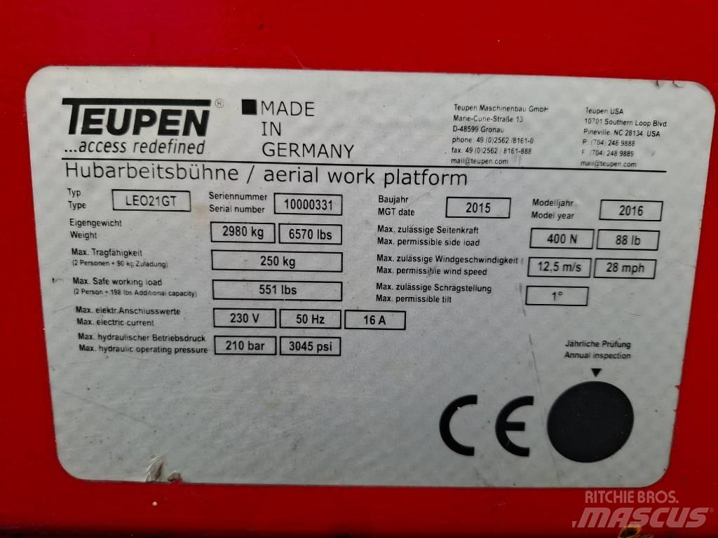 Teupen LEO 21 GT Bomliftar