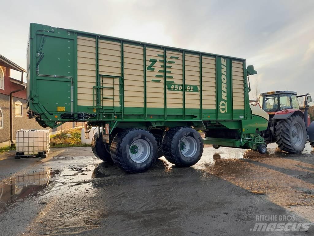 Krone ZX450GL Hackvagn / Självlastarvagn