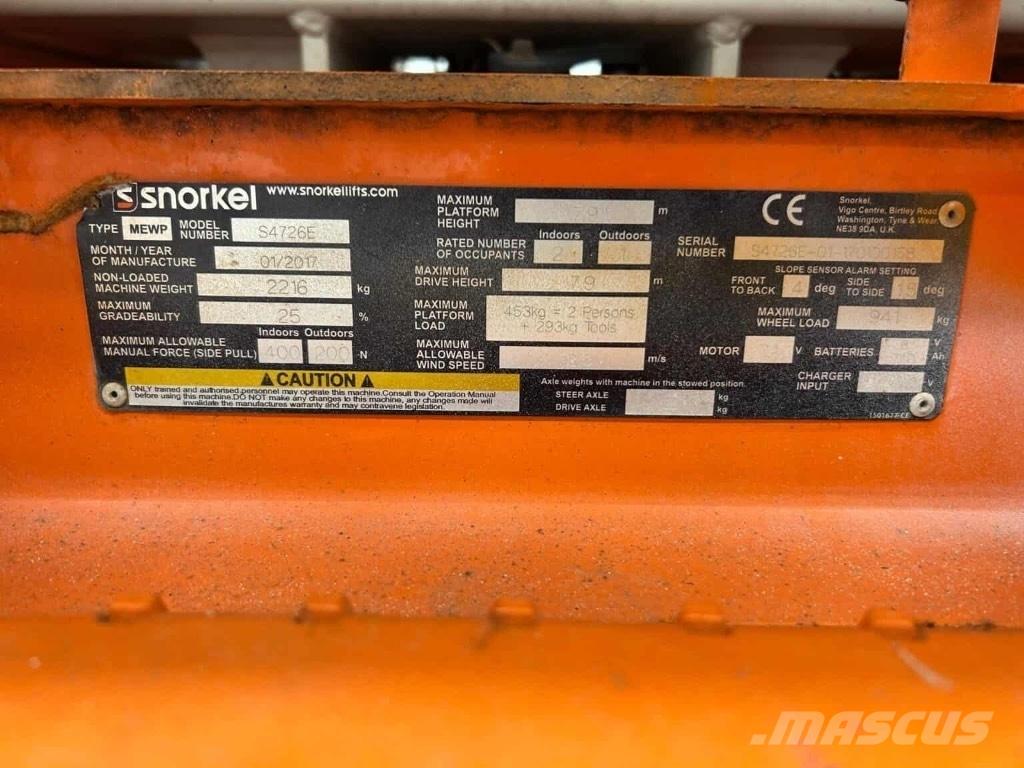 Snorkel S 4726 E Saxliftar