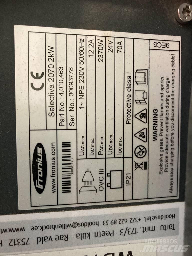 Linde E12/386 Elmotviktstruckar