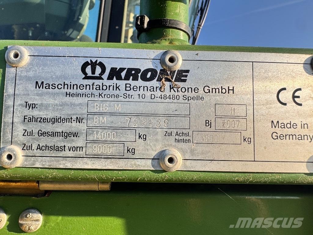 Krone Big M II Slåttermaskiner