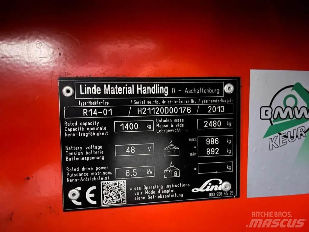 Linde R14-01 Skjutstativtruck