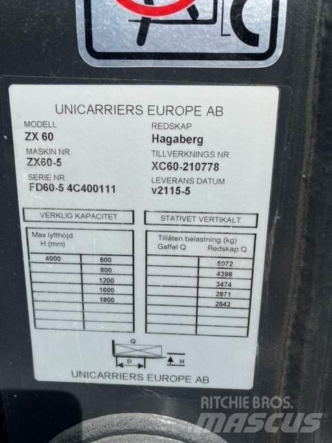 UniCarriers DX60-5 Dieselmotviktstruckar