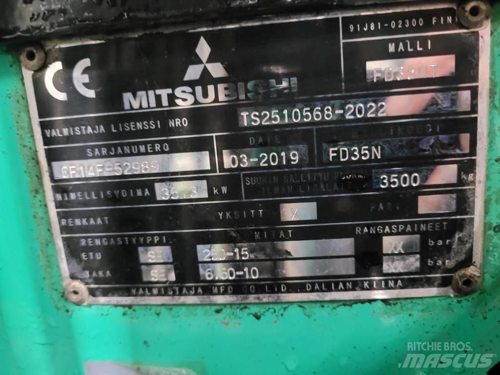 Mitsubishi FD35NTD Dieselmotviktstruckar