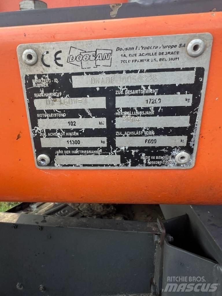 Doosan DX 160 W-3 Hjulgrävare