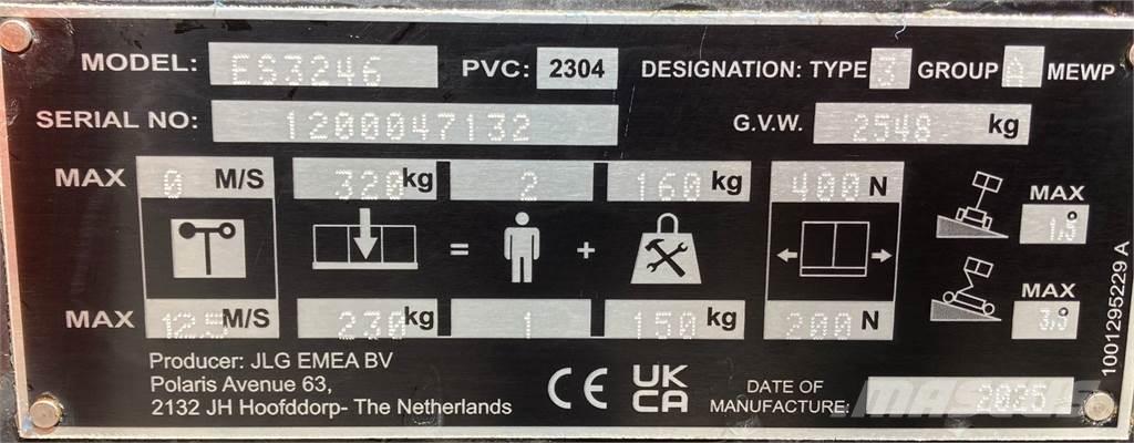 JLG ES3246 Saxliftar