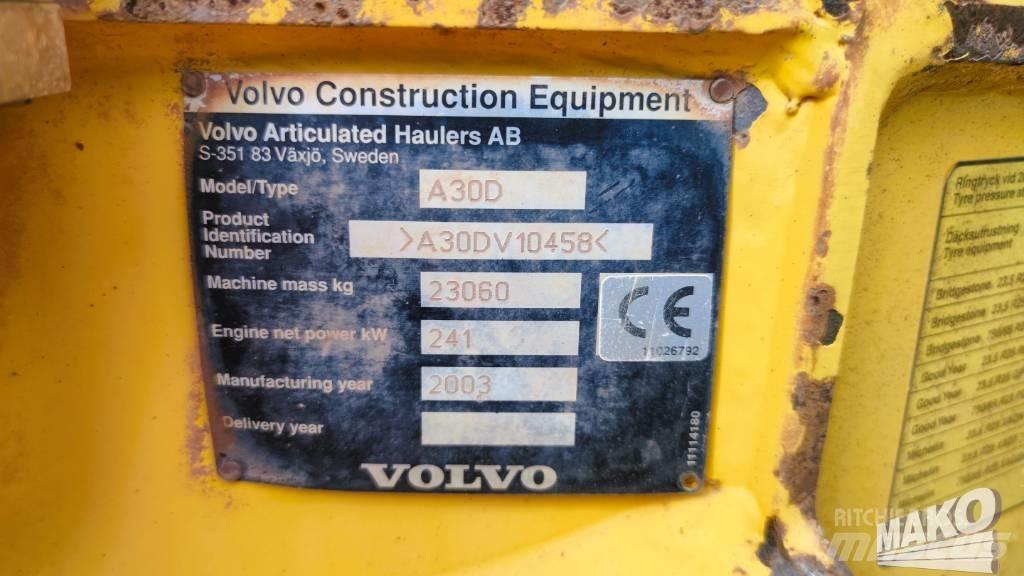 Volvo A 30 D Midjestyrd dumper