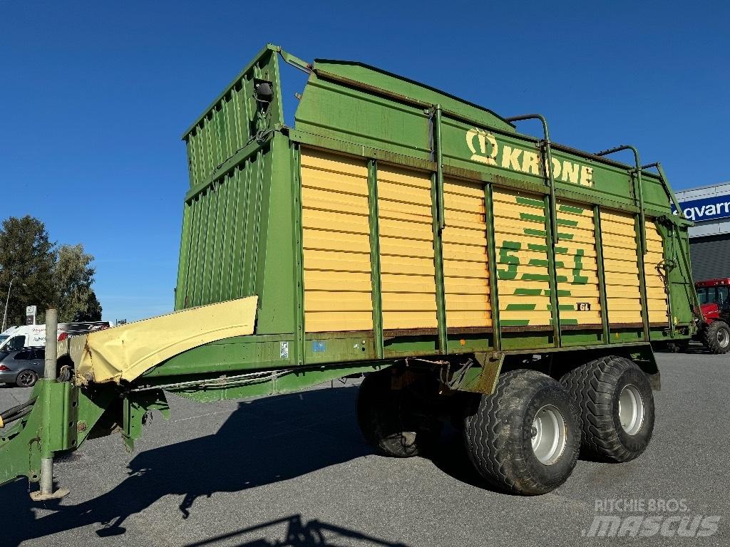 Krone 5 XL GL Hackvagn / Självlastarvagn