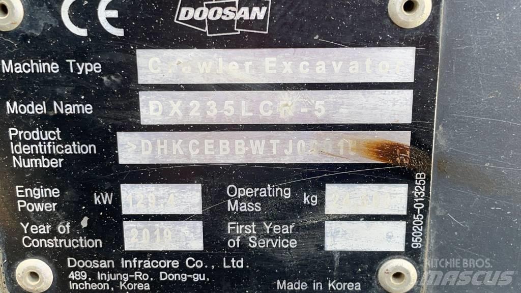 Doosan DX 235 LCR-5 Bandgrävare