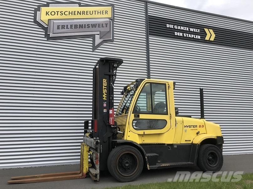 Hyster H8.0FT6 Dieselmotviktstruckar