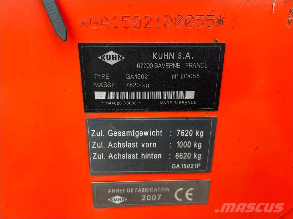 Kuhn GA 15021 Strängläggande skördare