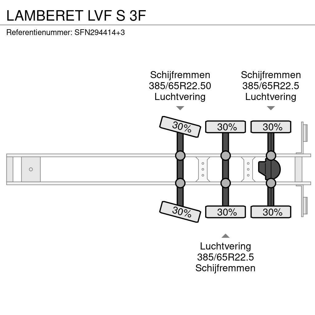 Lamberet LVF S 3F Skåptrailer Kyl/Frys/Värme
