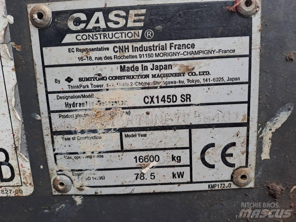 CASE CX145D SR Bandgrävare