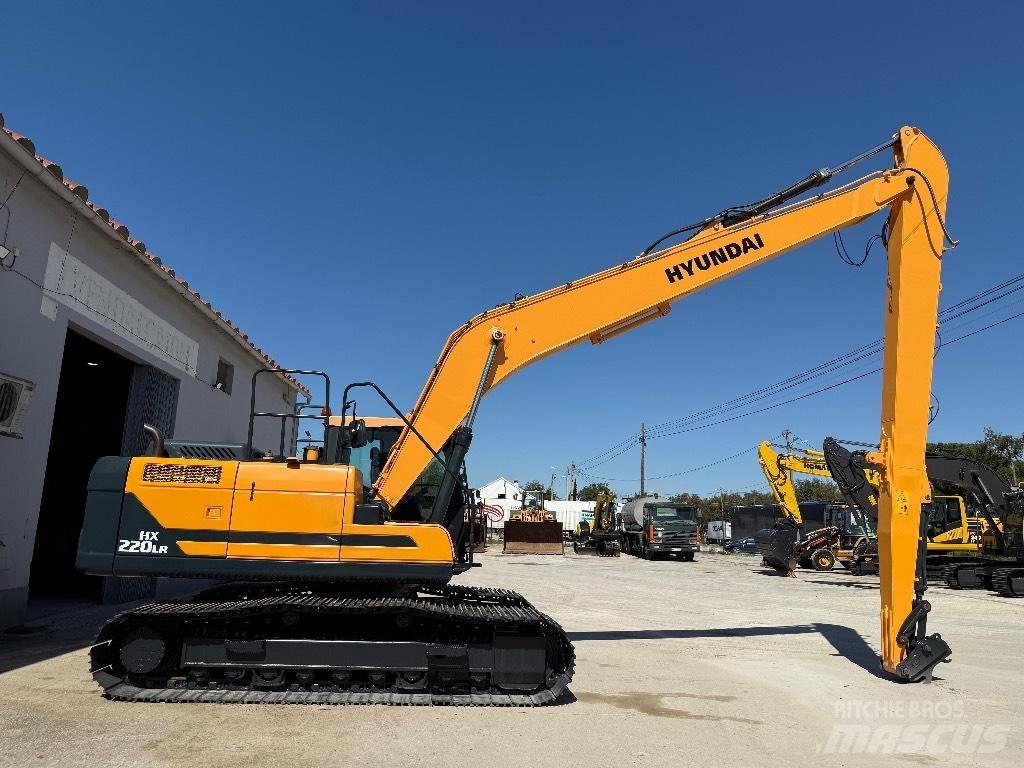 Hyundai HX220 LR Grävmaskiner med lång räckvidd