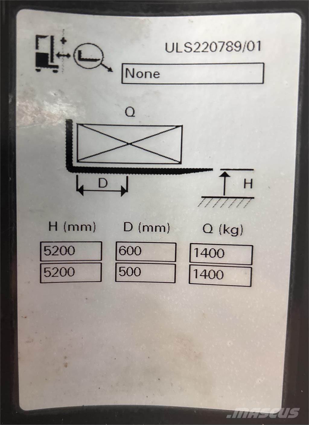 Atlet ULS140 Skjutstativtruck