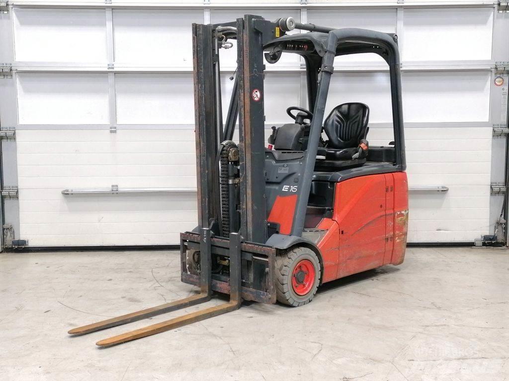 Linde E16H-01 Elmotviktstruckar