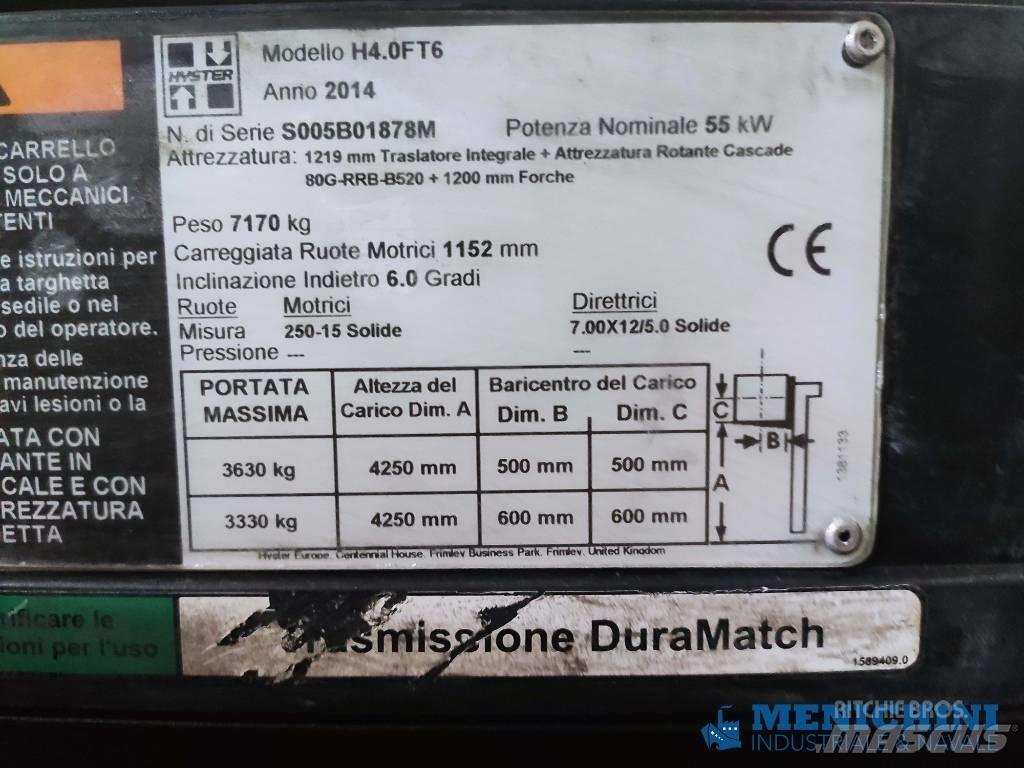 Hyster H 4.0 FT6 Dieselmotviktstruckar