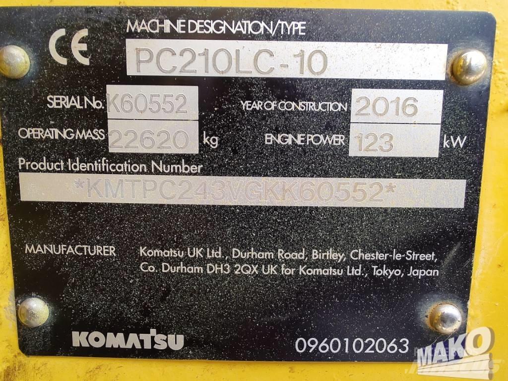 Komatsu PC 210 Bandgrävare