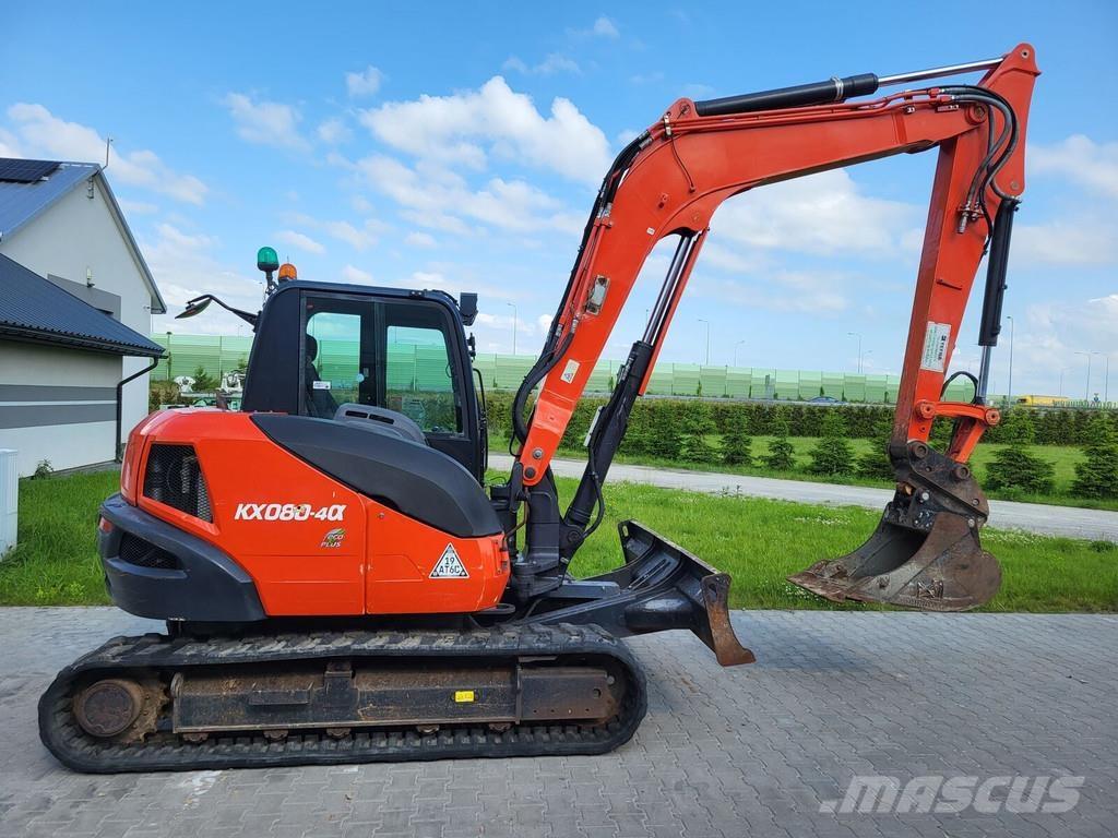 Kubota KX080-40 Minigrävare < 7t