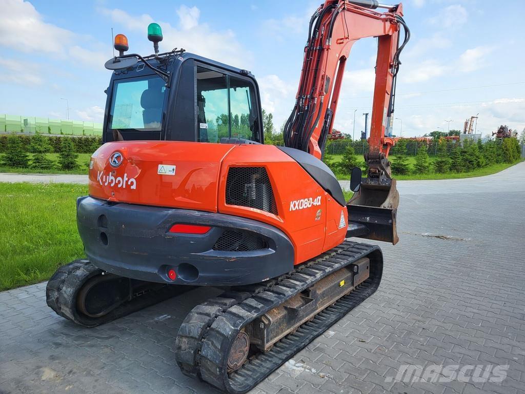 Kubota KX080-40 Minigrävare < 7t