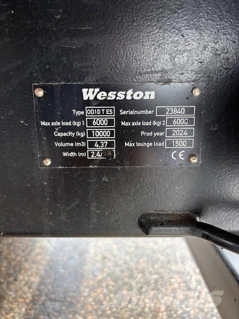 wesston Tippvagn Tippsläp