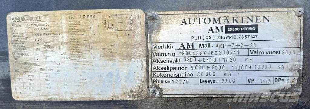 AM VKP-2+2-38 Lastväxlarsläp