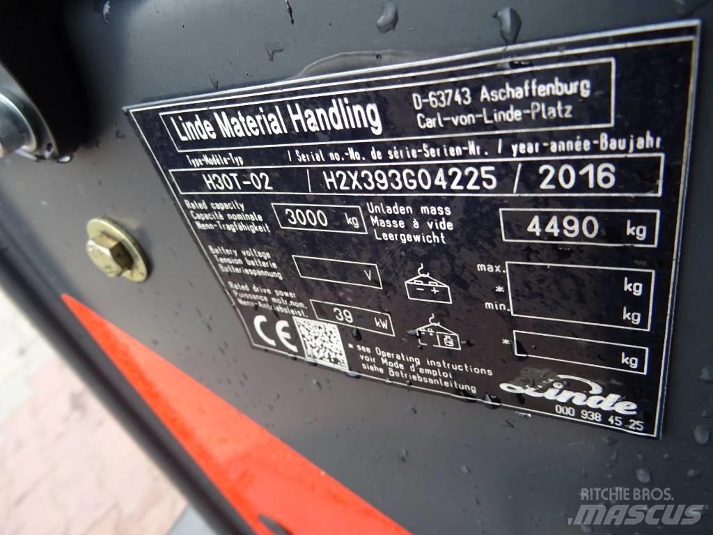 Linde H30T-02 Gasolmotviktstruckar