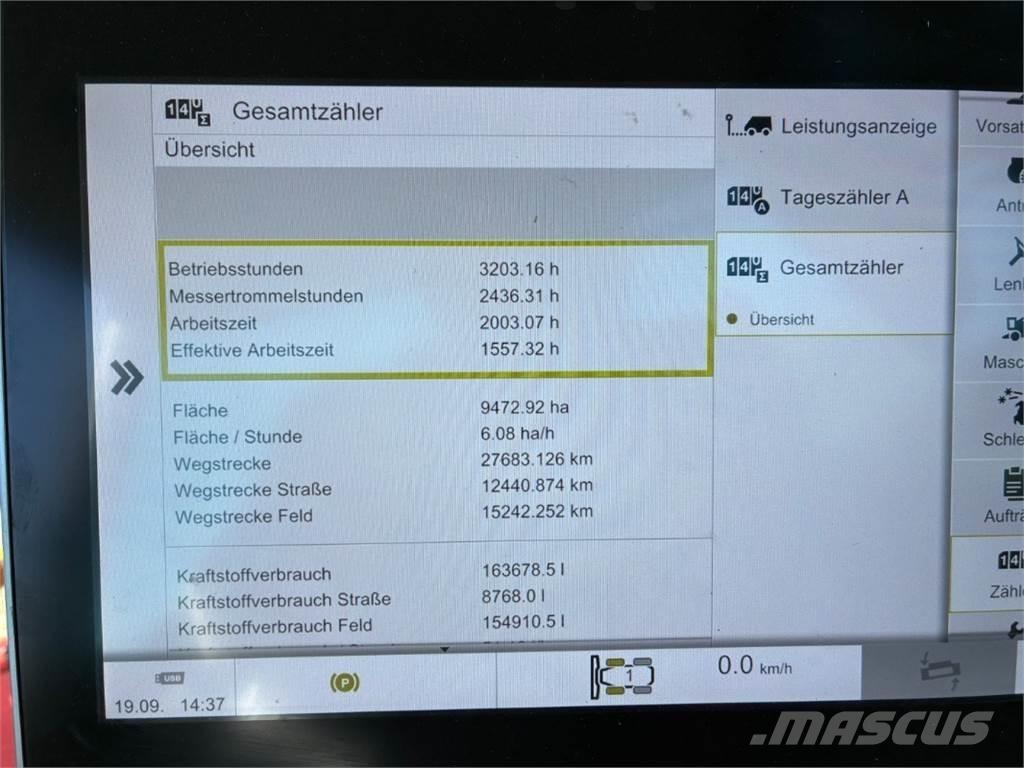 CLAAS Jaguar 950 Fälthackar
