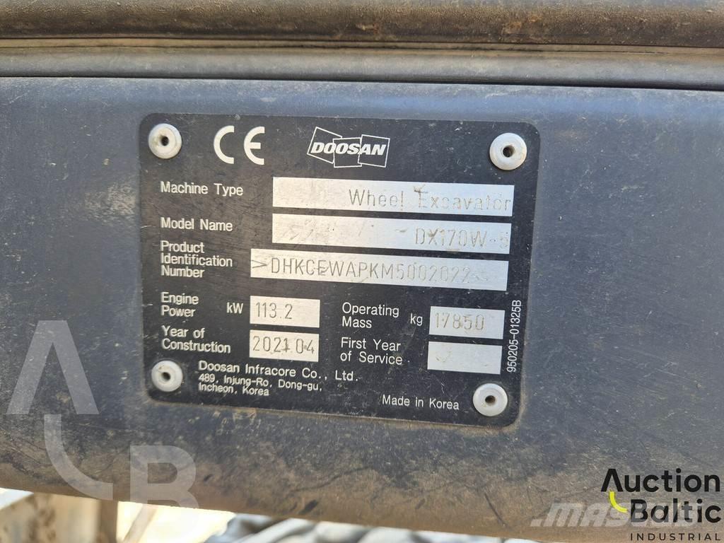 Doosan DX 170 W-5 Hjulgrävare