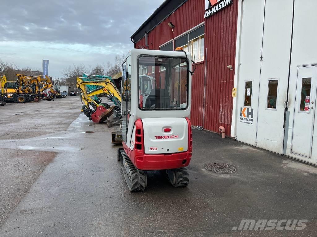 Takeuchi TB 216 Minigrävare < 7t
