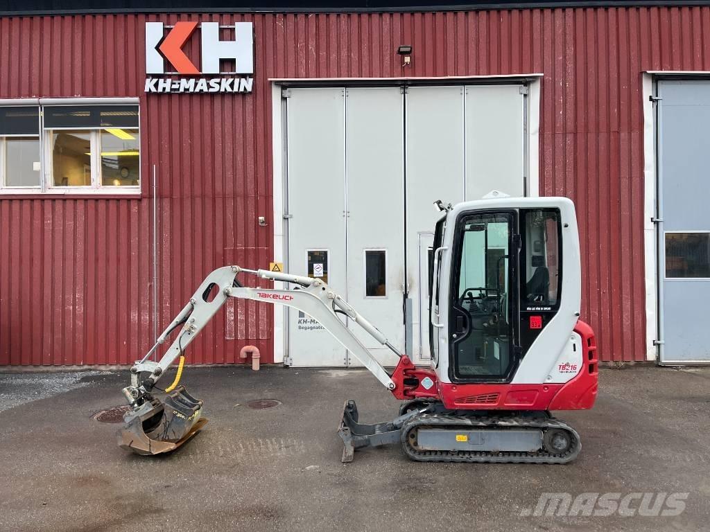 Takeuchi TB 216 Minigrävare < 7t