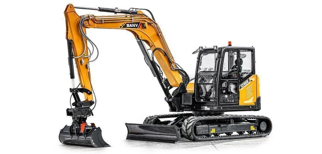 Sany SY 80 U DEMO Midigrävmaskiner 7t - 12t