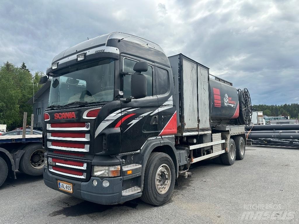 Scania R470 6x2 Slamsugningsbil
